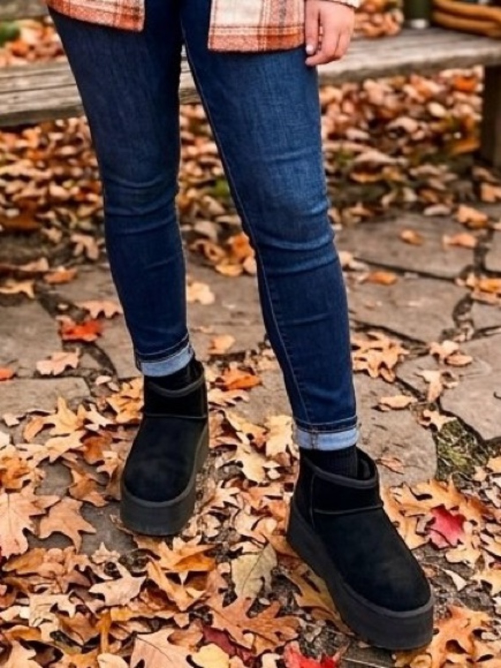 LMT: Kids Black Platform Ankle Boots for Everyday Comfort